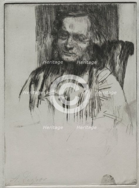 Edwin Edwards, 1861. Creator: Alphonse Legros (French, 1837-1911).