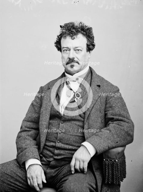 Edwin Forrest, between 1855 and 1865. Creator: Unknown.