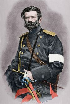 Edwin Freiherr von Manteuffel, 1885. Creator: G Klose