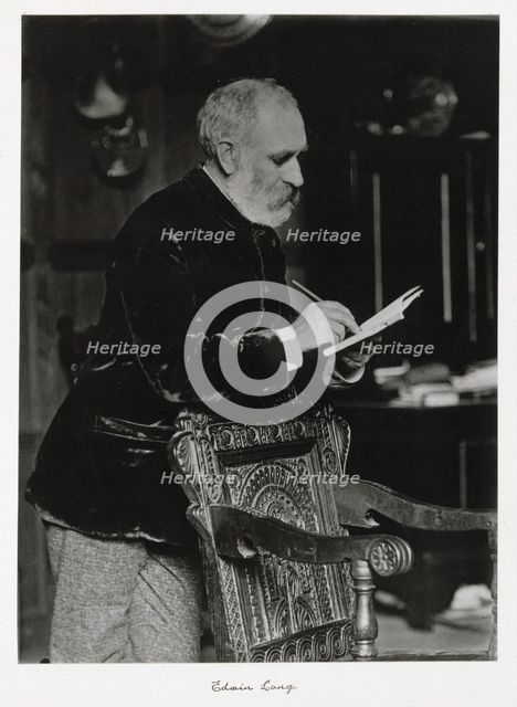 Edwin Long, RA, c1889-1891. Creator: Ralph W Robinson.