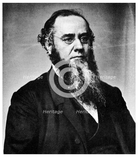 Edwin McMasters Stanton, President Lincoln's Secretary of War, 1860s (1955). Artist: Unknown