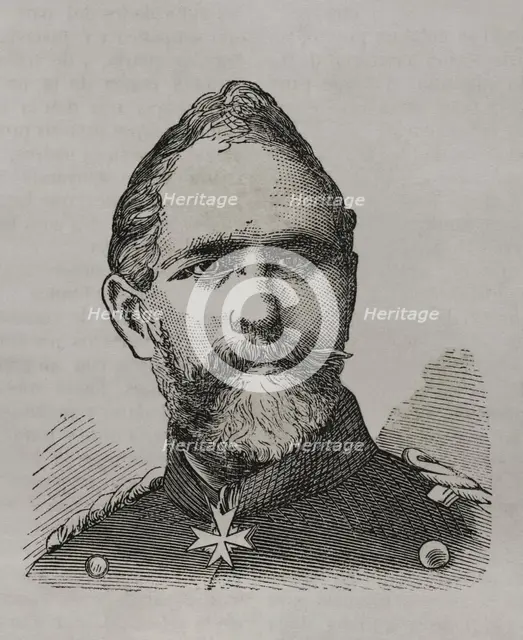 Edwin von Manteuffel (1809-1885), Prussian Generalfeldmarschall (general field marshal), 1870. Creator: Unknown.