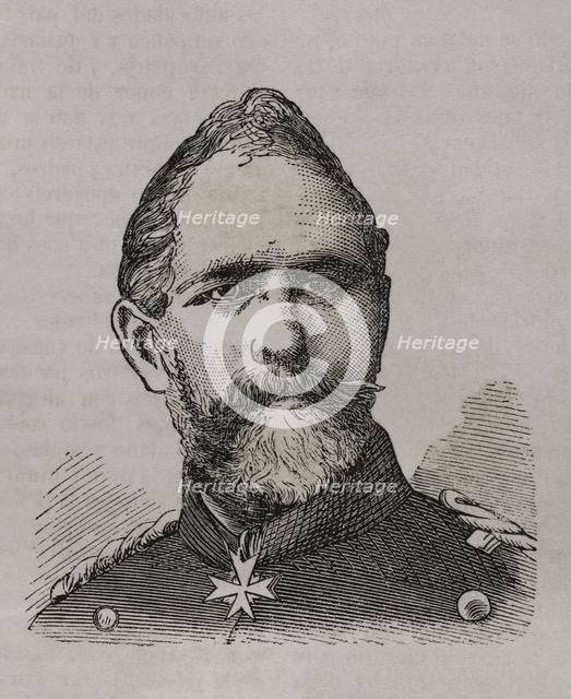 Edwin von Manteuffel (1809-1885), Prussian Generalfeldmarschall (general field marshal), 1870. Creator: Unknown.