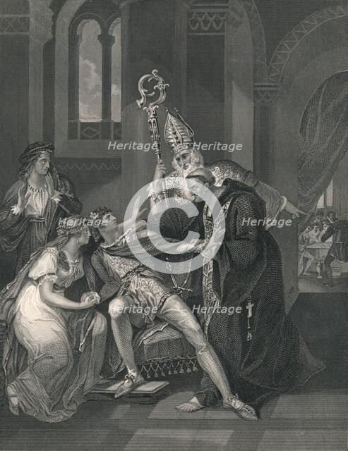 'Edwy and Elgiva', (mid 19th century).  Creator: J Rogers.