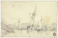 Edam, c. 1850. Creator: Edward William Cooke