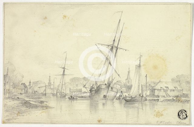 Edam, c. 1850. Creator: Edward William Cooke.