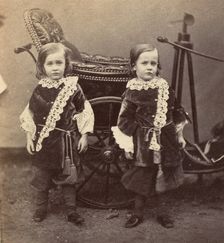 Eddie and Charlie Campbell, 1858-61. Creator: Unknown