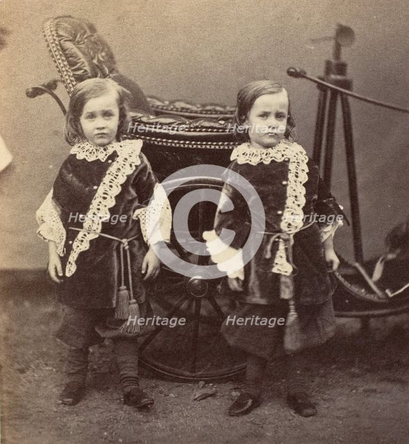 Eddie and Charlie Campbell, 1858-61. Creator: Unknown.