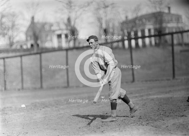 Eddie Ainsmith, Washington Al (Baseball), ca. 1913. Creator: Harris & Ewing.