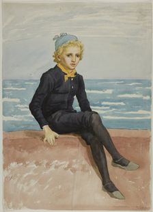 Eddie at the Seashore, n.d. Creator: Catherine Greenaway