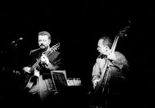 Eddie Gomez and Martin Taylor, Ronnie Scott's, London, July 2000. Artist: Brian O'Connor