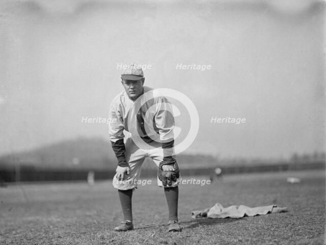 Eddie Foster, Washington Al, at University of Virginia, Charlottesville (Baseball), 1912. Creator: Harris & Ewing.