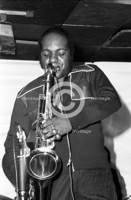 Eddie Harris, Ronnie Scott’s Jazz Club, Soho, London, 1973. Creator: Brian O'Connor.