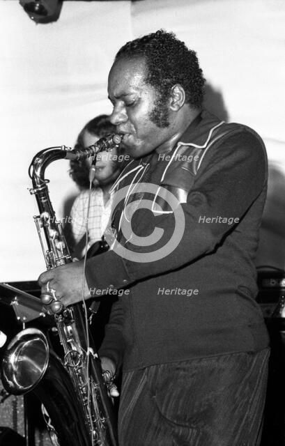 Eddie Harris, Ronnie Scott’s Jazz Club, Soho, London, 1973. Creator: Brian O'Connor.
