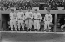 Eddie Murphy, John "Shano" Collins, Joe Jackson, Happy Felsch, and Nemo Leibold, Chicago AL..., 1917 Creator: Bain News Service