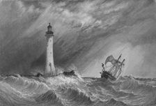 Eddystone Light-House 1836. Artist: William Bernard Cooke