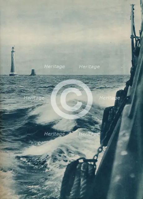 'Eddystone Lighthouse', 1936. Artist: Unknown.