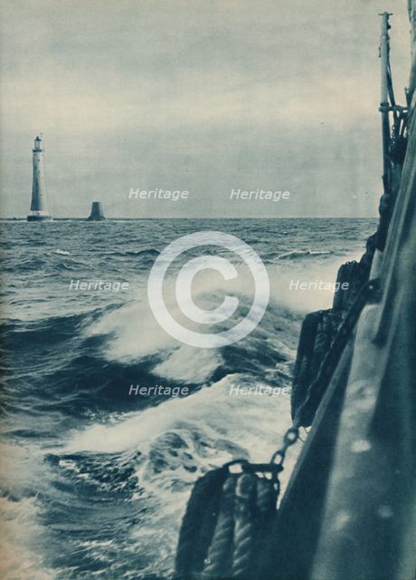 'Eddystone Lighthouse', 1936. Artist: Unknown.