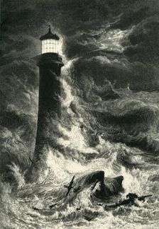 Eddystone Lighthouse c1870