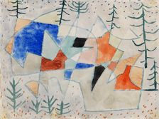 Edelklippe (Noble cliff), 1933. Creator: Klee, Paul (1879-1940)