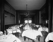 Edelweiss Cafe, banquet room, Detroit, Mich., between 1905 and 1915. Creator: Unknown
