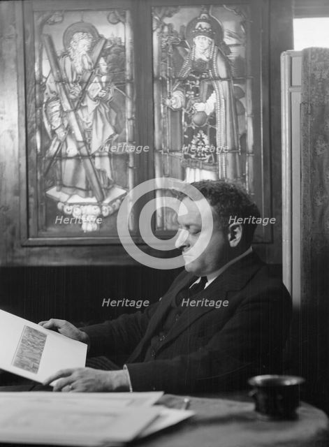 Ederheimer, Mr., portrait photograph, 1926 Creator: Arnold Genthe.