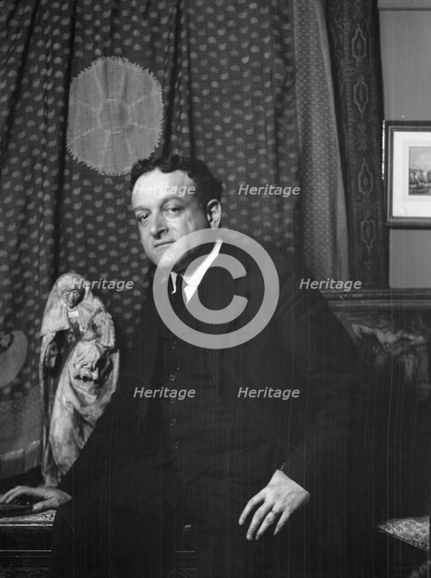 Ederheimer, Mr., portrait photograph, 1926 Creator: Arnold Genthe.