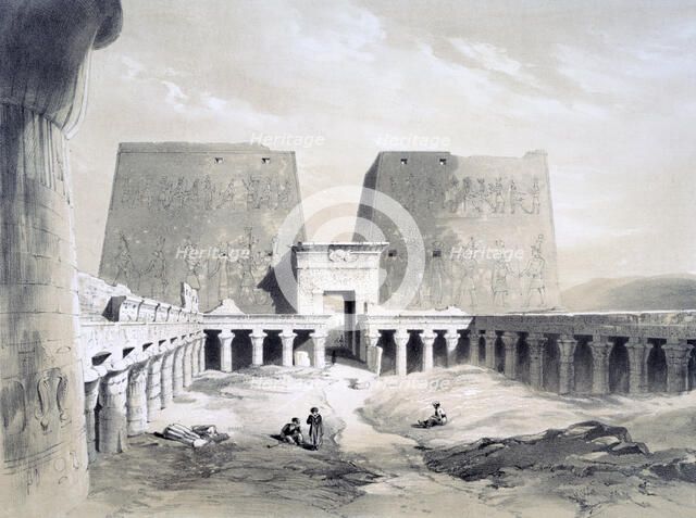 'Edfou', 19th century. Artist: Henry Pilleau