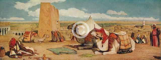 'Edfou: Upper-Egypt', 1860, (c1915). Artist: John Frederick Lewis.
