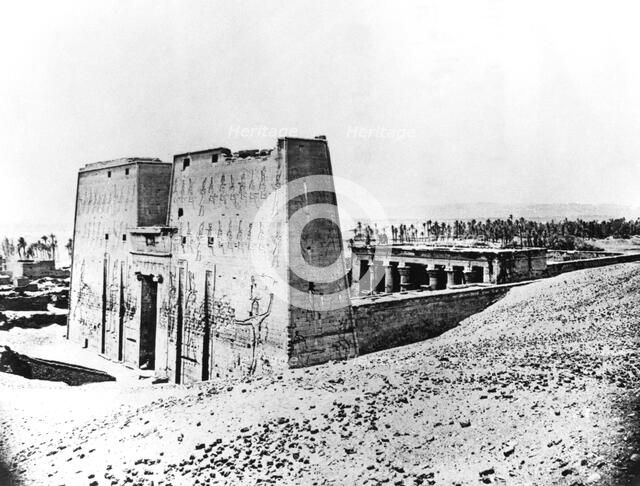 Edfu, Nubia, Egypt, 1887. Artist: Henri Bechard