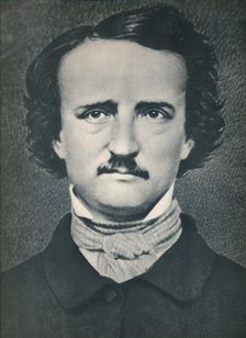 Edgar Allan Poe c1840, (1939). Artist: Mathew Brady