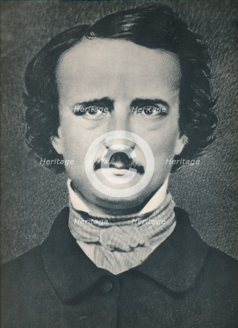 'Edgar Allan Poe', c1840, (1939). Artist: Mathew Brady.