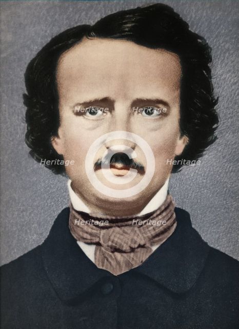 'Edgar Allan Poe', c1840, (1939). Artist: Mathew Brady.