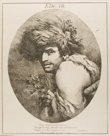Edgar, May 20, 1775; published 1809. Creator: John Hamilton Mortimer
