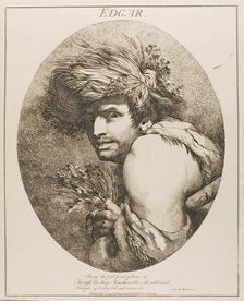 Edgar, May 20, 1775; published 1809. Creator: John Hamilton Mortimer