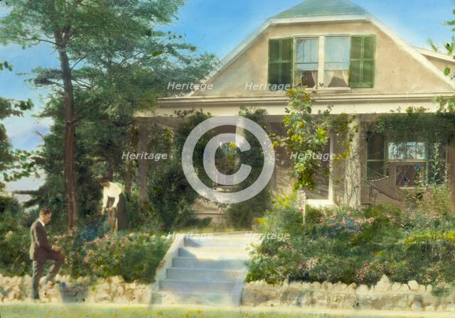 Edgar Theodore Wherry house, 3331 Stephenson Place, Chevy Chase, Washington, D.C., 1921. Creator: Frances Benjamin Johnston.