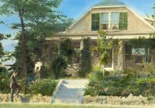 Edgar Theodore Wherry house, 3331 Stephenson Place, Chevy Chase, Washington, D.C., 1921. Creator: Frances Benjamin Johnston