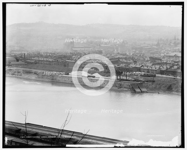Edgar Thomson Works, Carnegie Steel Co., Braddock, Pa., between 1900 and 1915. Creator: Unknown.