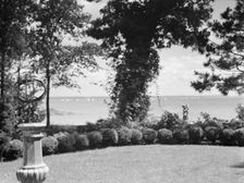 Edge, Charles N., garden, 1933 June 18. Creator: Arnold Genthe