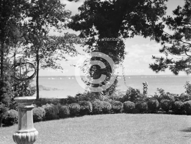 Edge, Charles N., garden, 1933 June 18. Creator: Arnold Genthe.