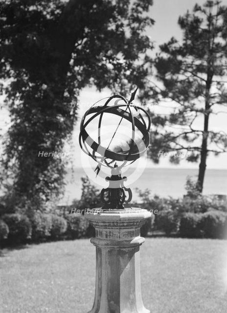 Edge, Charles N., garden, 1933 June 18. Creator: Arnold Genthe.