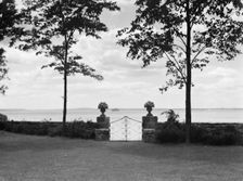 Edge, Charles N., garden, 1933 June 18. Creator: Arnold Genthe