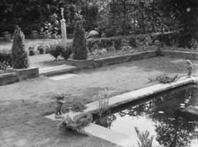 Edge, Charles N., garden, 1933 June 18. Creator: Arnold Genthe