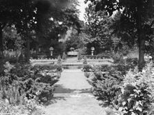 Edge, Charles N., garden, 1933 June 18. Creator: Arnold Genthe
