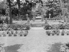 Edge, Charles N., garden, 1933 June 18. Creator: Arnold Genthe