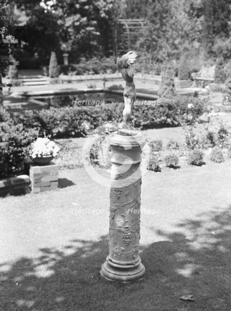 Edge, Charles N., garden, 1933 June 18. Creator: Arnold Genthe.