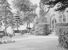 Edge, Charles N., residence and garden, 1933 Creator: Arnold Genthe