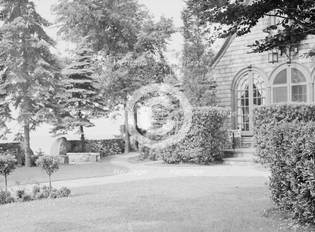 Edge, Charles N., residence and garden, 1933 Creator: Arnold Genthe.