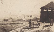 Edge of the City, 1883. Creator: Thomas Entriken Hibben