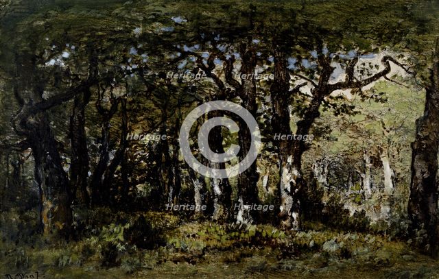 Edge of the Forest, c1860-1870. Creator: Narcisse Virgile Diaz de la Pena.